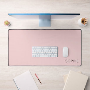 DIY Desk Mat Custom Color, Text, Name, Monogram