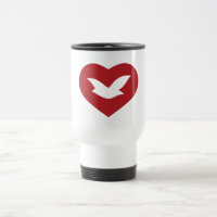 DIY DOVE OF PEACE TRAVEL Mug