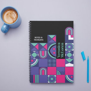 DIY Geometric Planner: Create Your Own Retro Chic  Planner
