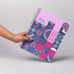 DIY Geometric Planner: Create Your Own Retro Chic  Planner