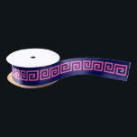 DIY Greek Key “S” & Background Colour Hot Pink Nav Satin Ribbon<br><div class="desc">Choose Your Own Background Colour And Greek Key (Initial Colours set to Hot Pink Greek Key Pattern,  Navy Blue Background =========

 If you like,  you can also add your own images and / or text to this solid background to create your own unique,  one-of-a-kind design.</div>
