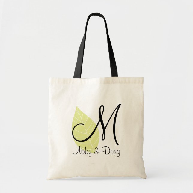 DIY Leaf Logo Tote Bag (Front)