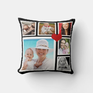 DIY Make a Personalised Photo Template Heart Cushion