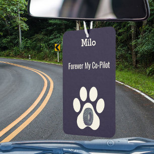 DIY Modern Cute Funny Pet Dog Dad Paw Minimalist  Car Air Freshener