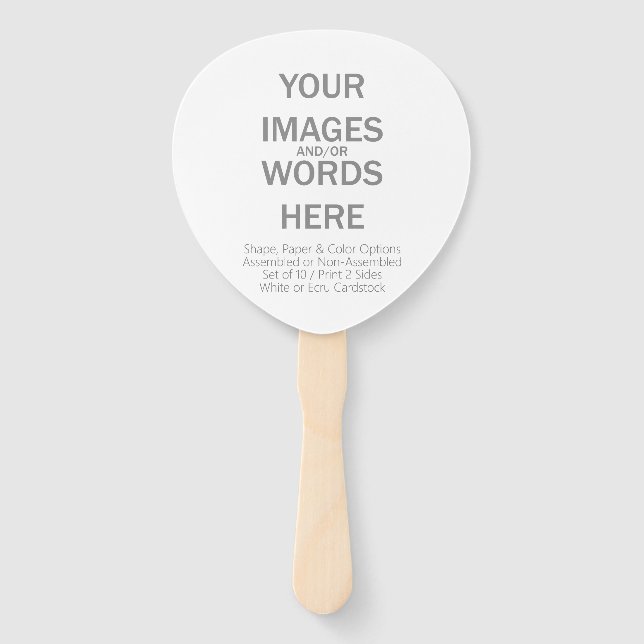 DIY (More Options) - Hand Fan (Front)