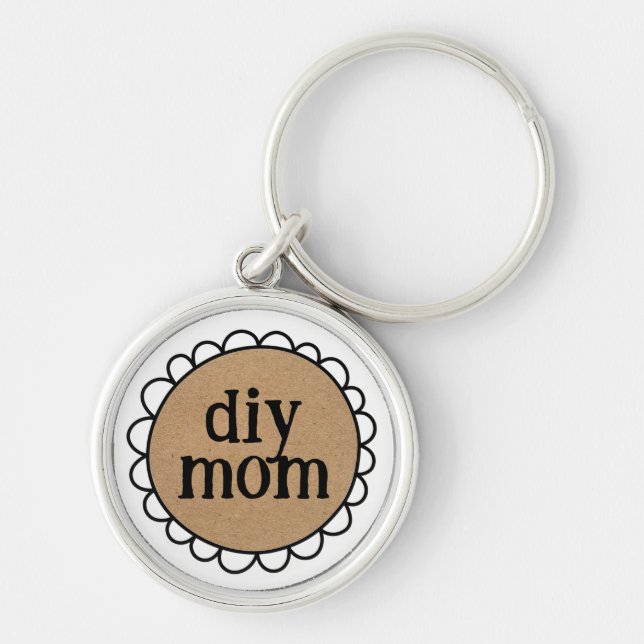 DIY Mum Keychain | Custom Mum Key Ring (Front)
