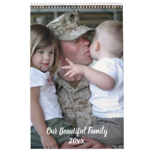DIY my family photo special year Calendar