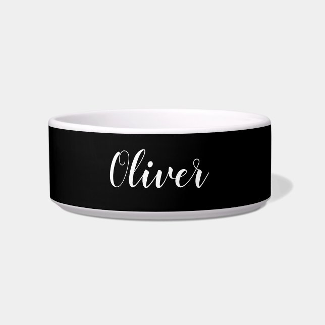DIY Pet Bowl | Custom Name, Colour, Text (Front)