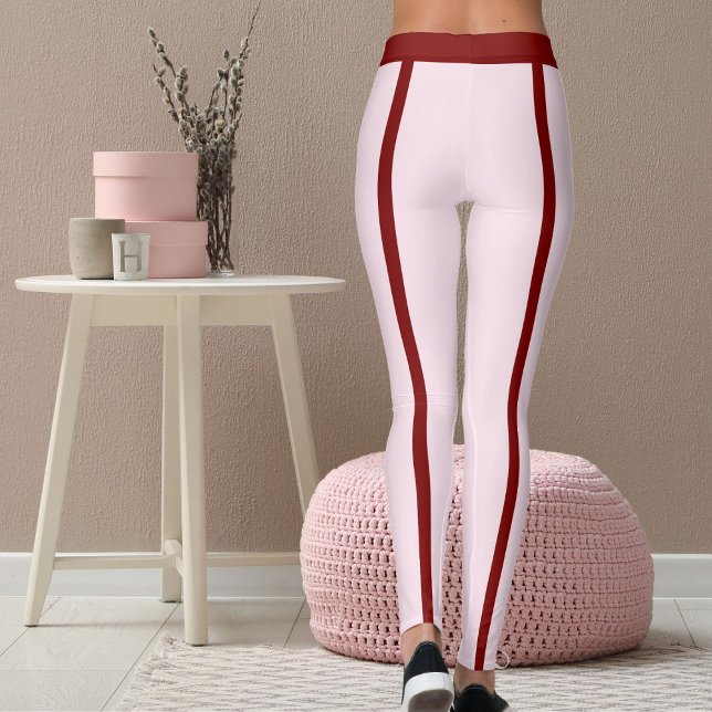 DIY Pet Lover Cat Mom BFF Pink Red Valentine's Day Leggings (Creator Uploaded)