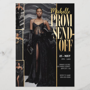 DIY Photo PROM SEND-OFF Luxurious Fashionable Flyer
