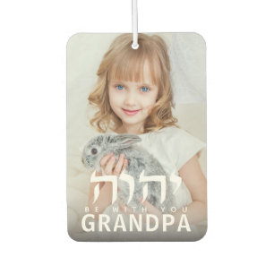 DIY Photo YHVH Be With You Grandpa Car Air Freshener