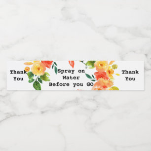 DIY Poo Spray Label Make your own