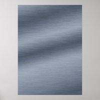 DIY Poster with Brushed Steel Background Art