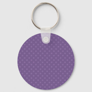 DIY Purple Polka Dot Background Make It Yourself Key Ring