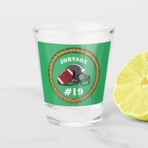 DIY! Shot Glass Football - Add Name & Number
