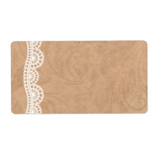 DIY Vintage Lace Printable Wedding Address Labels