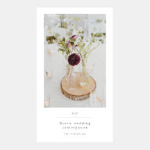 DIY Wedding Centerpieces Instagram Story
