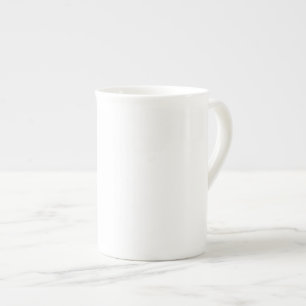 DIY White ~ Bone China 10oz Cup