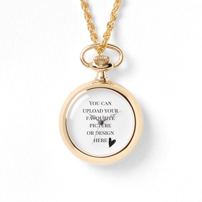 DIY, Women's Wraparound Gold Watch (Front)