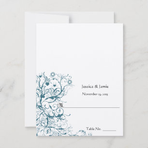 DIY You Score and Fold Tent Wedding Place Cards