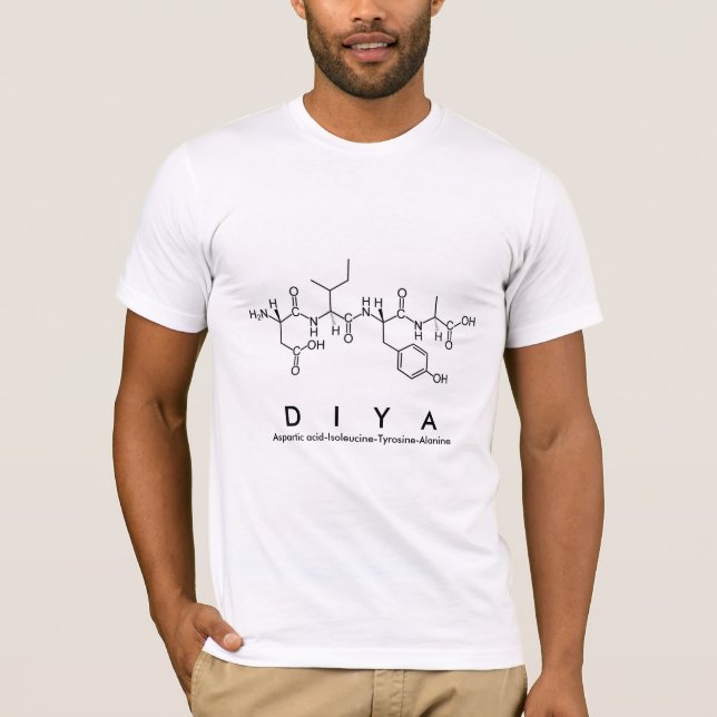 Diya peptide name shirt (Front)
