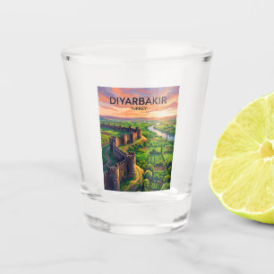 Diyarbakır Walls and Hevsel Gardens Turkey Shot Glass