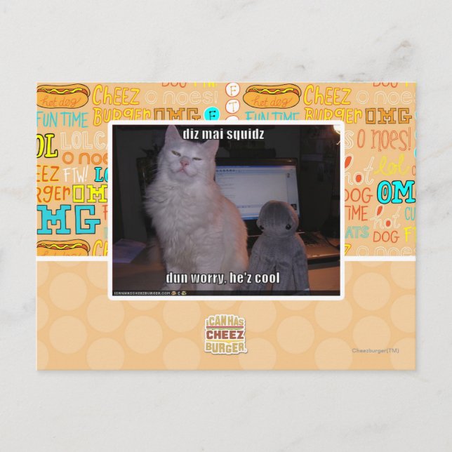 diz mai squidz postcard (Front)