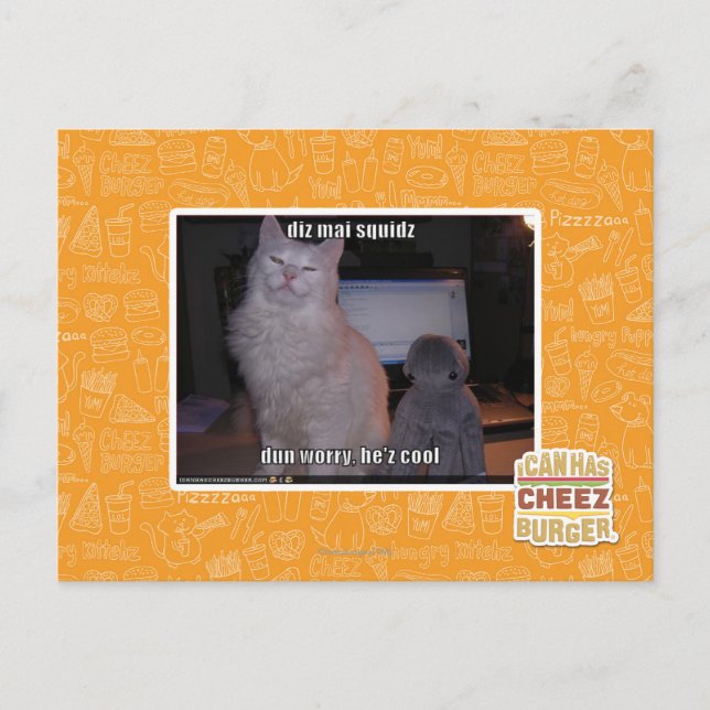 diz mai squidz postcard (Front)