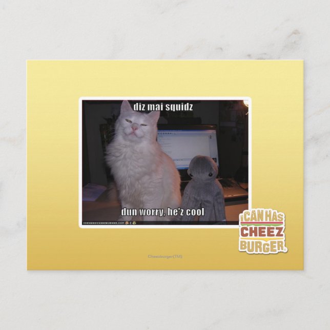 diz mai squidz postcard (Front)