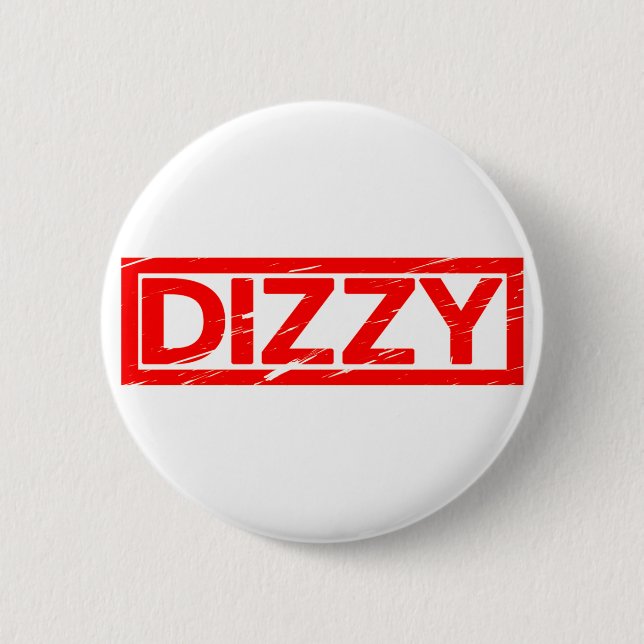 Dizzy Stamp 6 Cm Round Badge (Front)