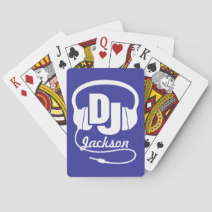 DJ add your name music playing cards