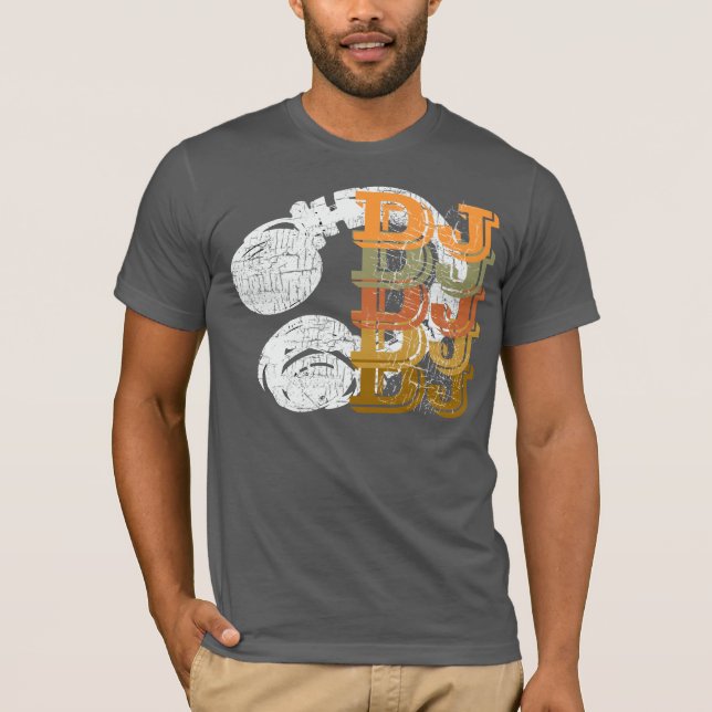 DJ and headphone T-Shirt (Front)