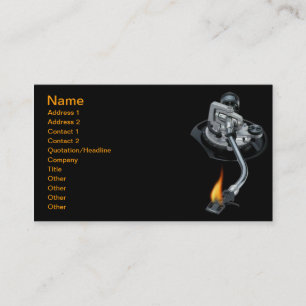 DJ Arm Business Card