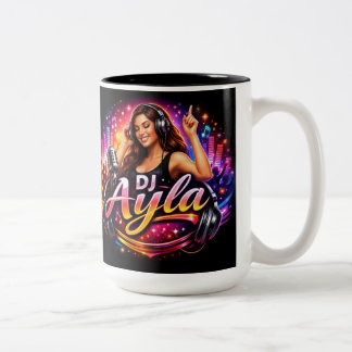 DJ AYLA 2 Two-Tone COFFEE MUG