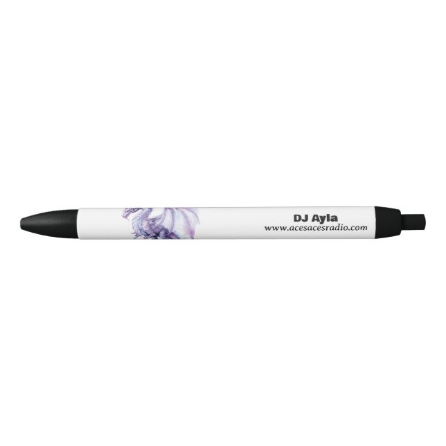 DJ Ayla Black Ink Pen (Front)