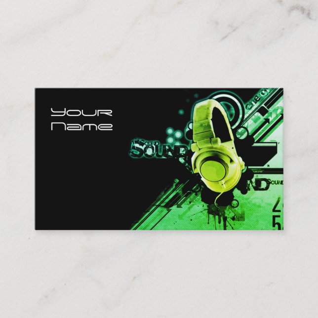 DJ  Business Card (Front)
