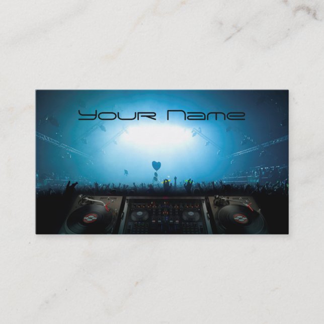 DJ  Business Card (Front)
