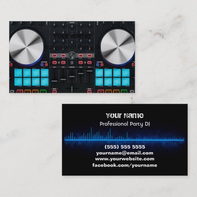 DJ  Business Card (Front/Back)