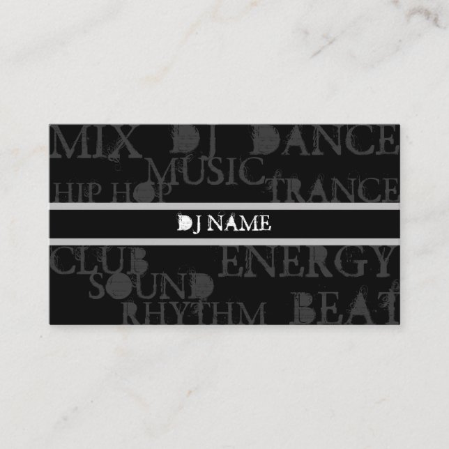 DJ Business Card (Front)