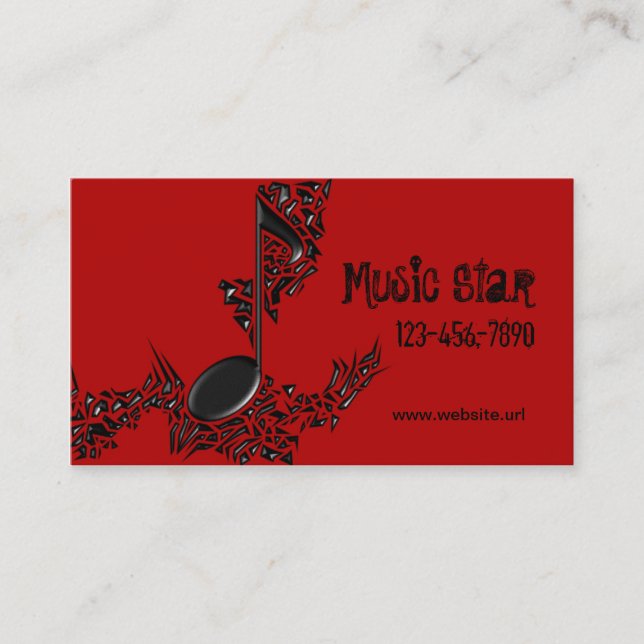 DJ Business Card (Front)