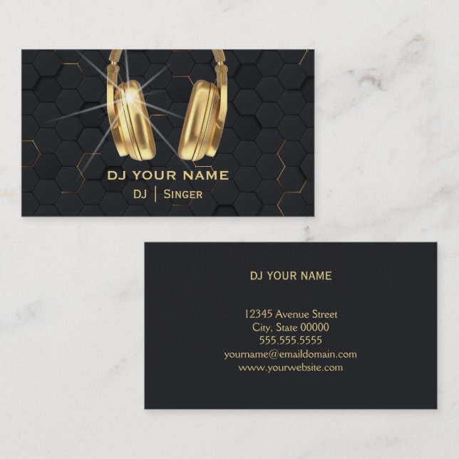 DJ  Business Card (Front/Back)