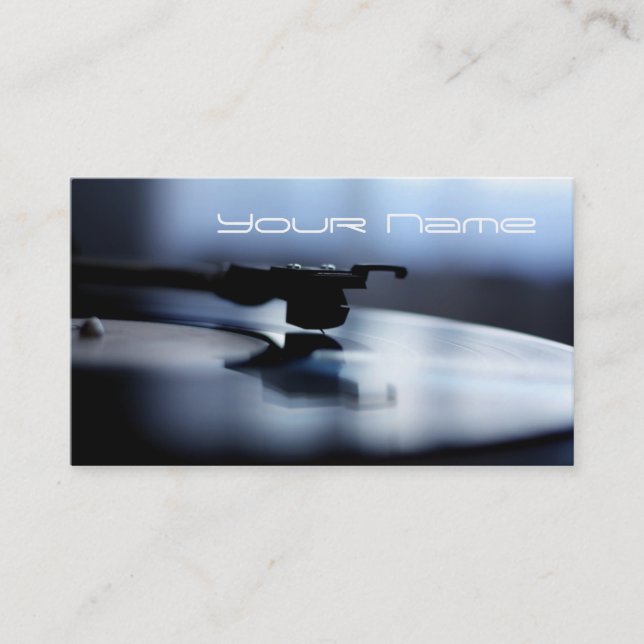 DJ  Business Card (Front)