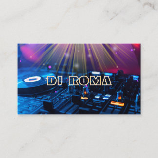 DJ BUSINESS CARD