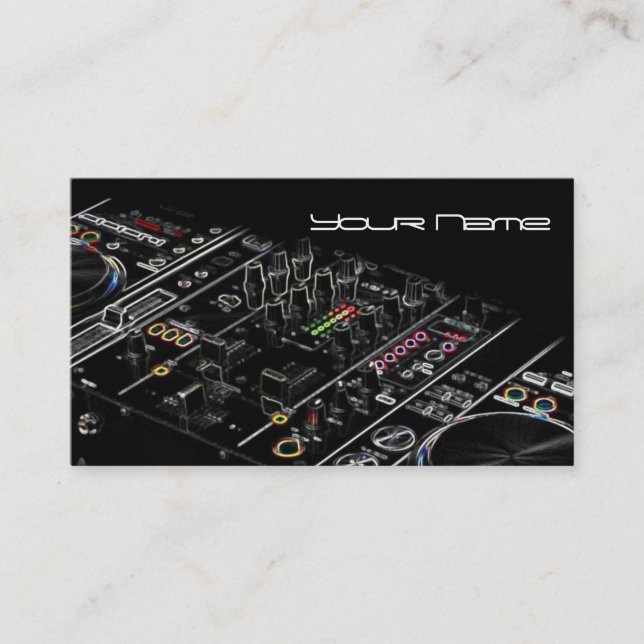 DJ  Business Card (Front)