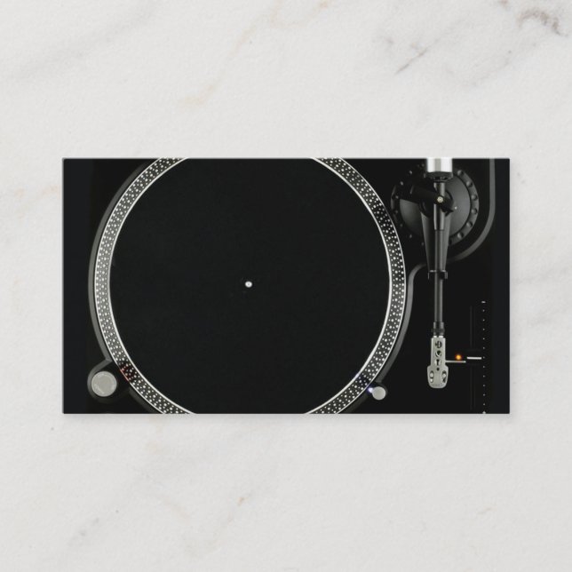 DJ  Business Card (Front)