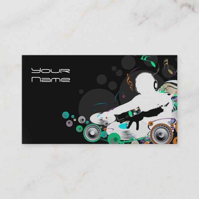 DJ  Business Card (Front)