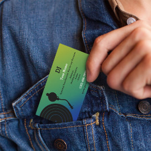DJ BUSINESS CARD