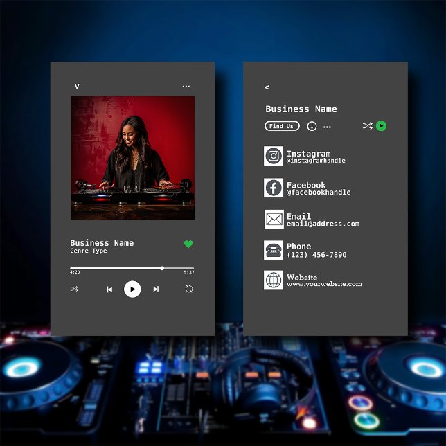 DJ BUSINESS CARD (Creator Uploaded)