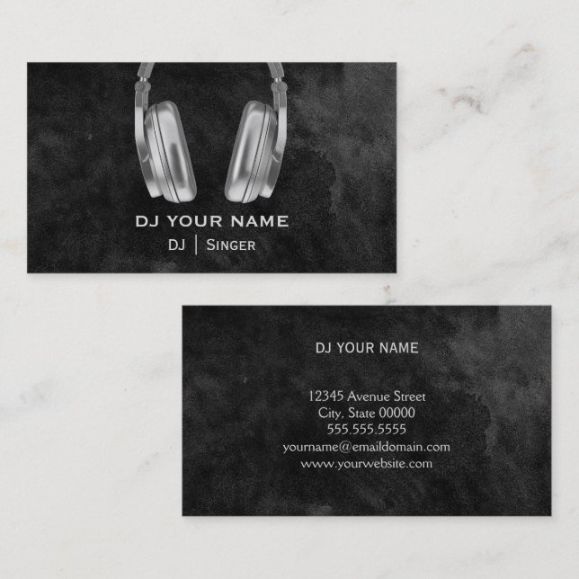DJ  Business Card (Front/Back)