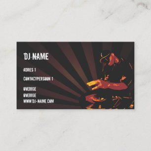 Dj business card